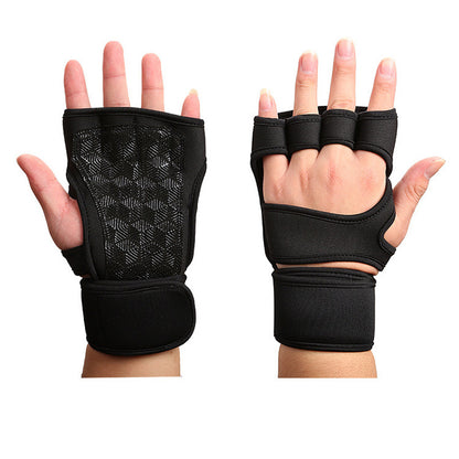 Both sides of the best black gloves for working out