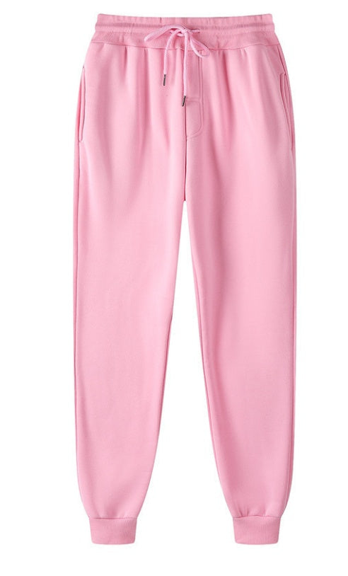 Pink comfortable sweatpants