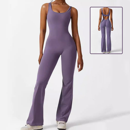 Endless Movement Flare Jumpsuit