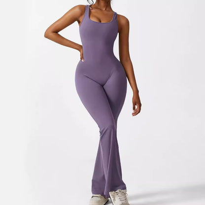 Endless Movement Flare Jumpsuit