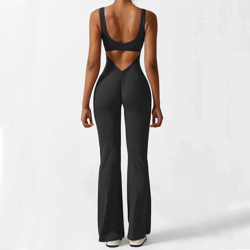 Endless Movement Flare Jumpsuit