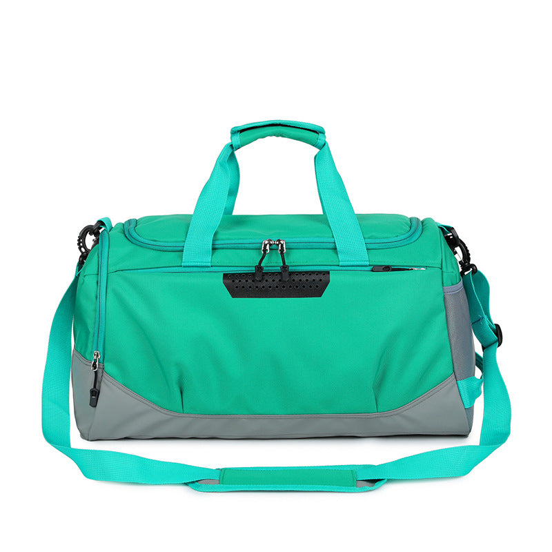 Blue water resistant large capacity bag