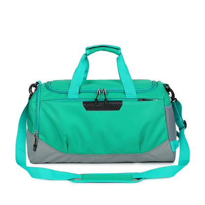 Blue water resistant large capacity bag