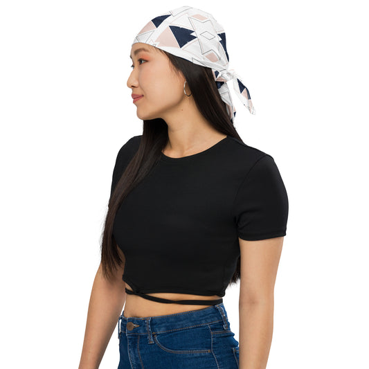 Woman wearing Better than Basic hair bandana